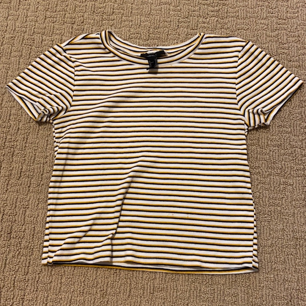 Striped Crop Top